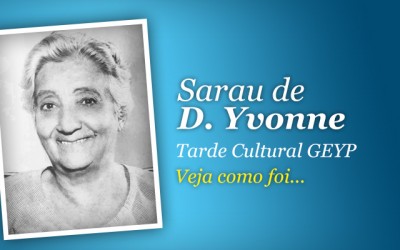 Sarau com dona Yvonne