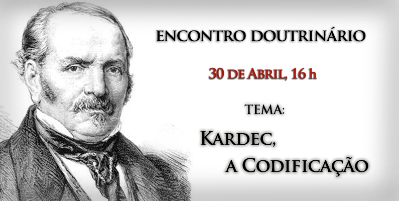 Banner_Encontro Doutrinario_Kardec e a codificação