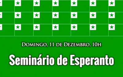 Seminário de Esperanto com o Professor Elmir