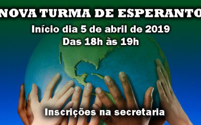 Curso de Esperanto: Nova Turma